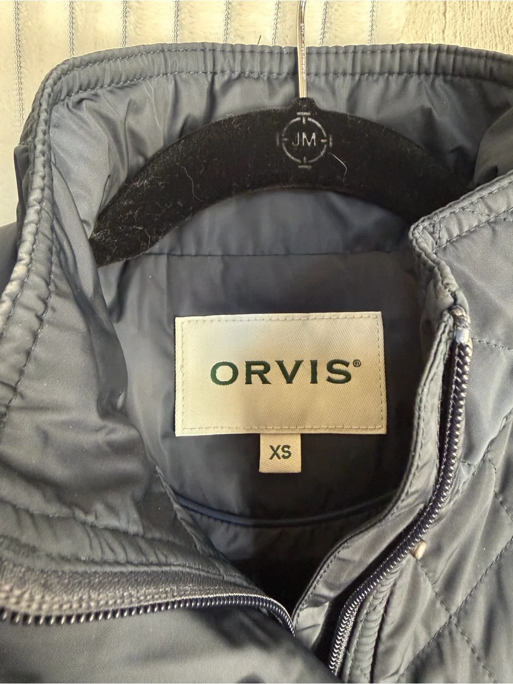 Orvis Quilted Women's Vest in Charcoal Blue - Picture 2 of 6